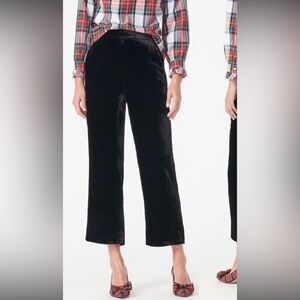 NWT J Crew Peyton velvet pants